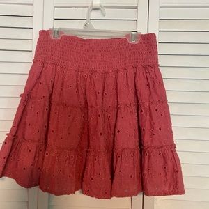 American eagle, pinky orange skirt